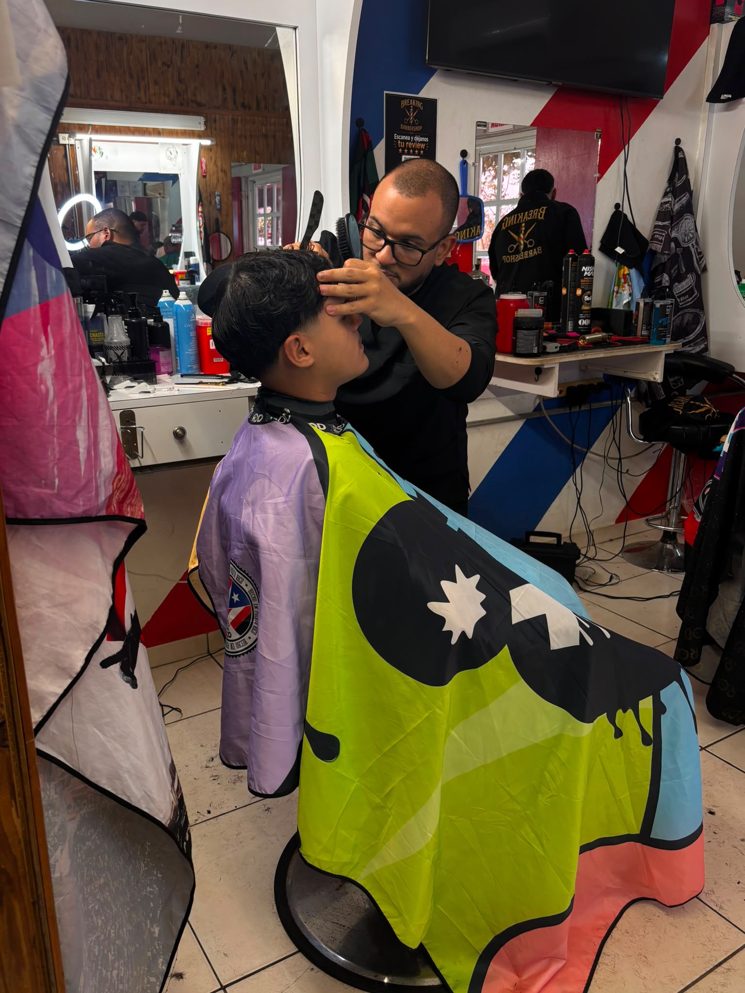 Hector Alicea, Barber de Breaking Barbershop en San Germán Puerto Rico