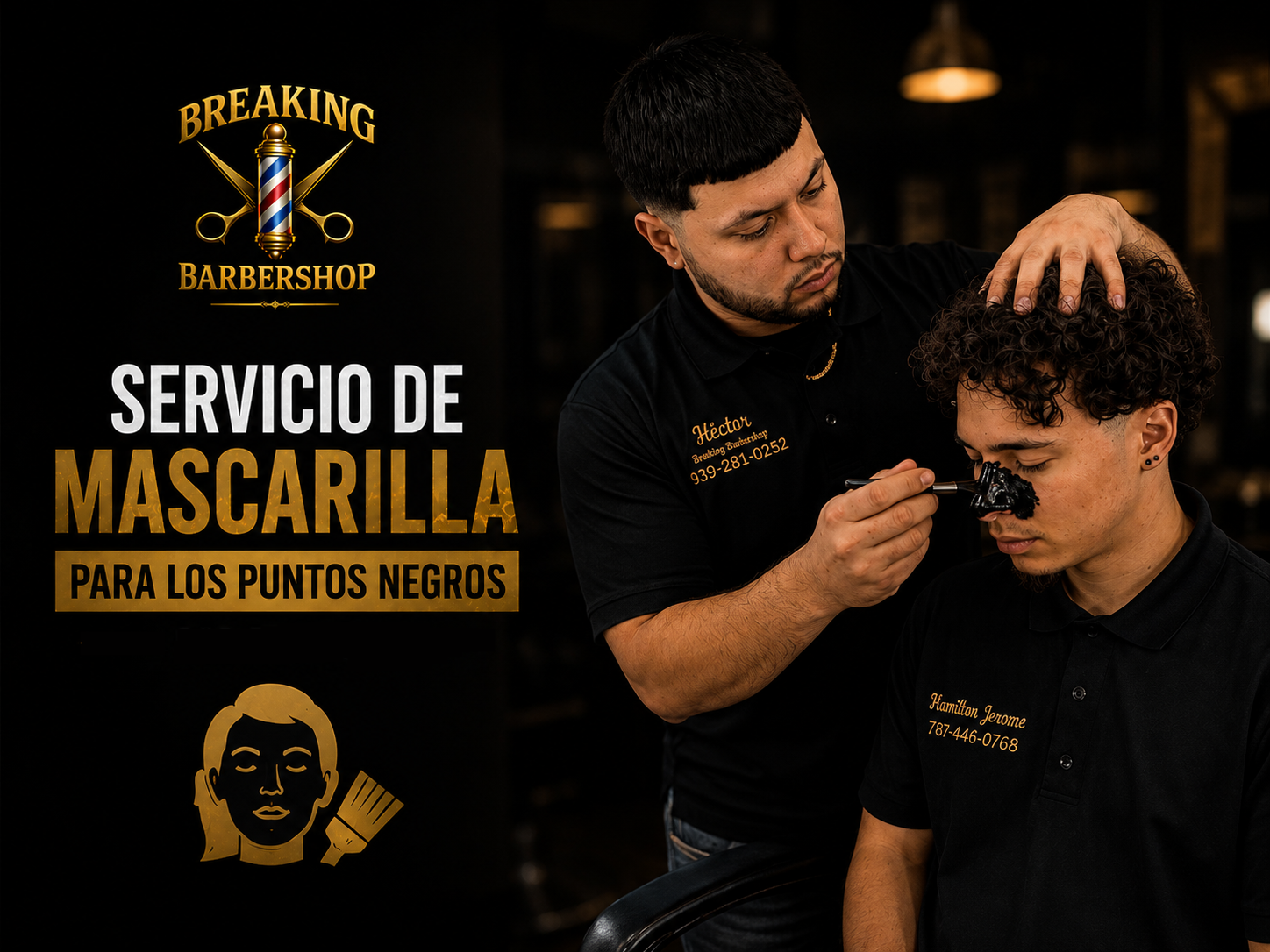 Servicio de mascarilla capilar — Breaking Barbershop San Germán PR $2